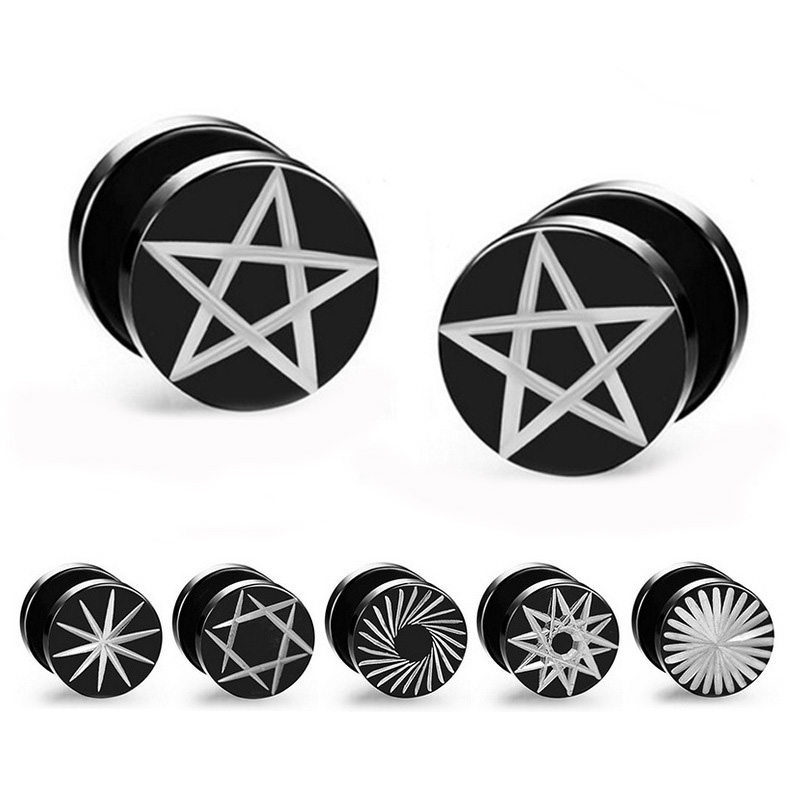 Street Fashion Earrings - 1 pieza Street pop Punk mujeres