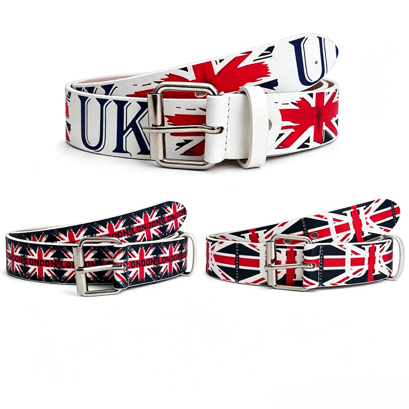 Street Fashion Uk - Cinturón con Estampado de la Bandera