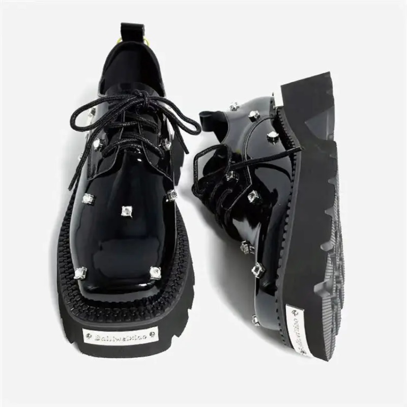Chunky Sneaker Platform - Mocasines de mujer con plataforma de