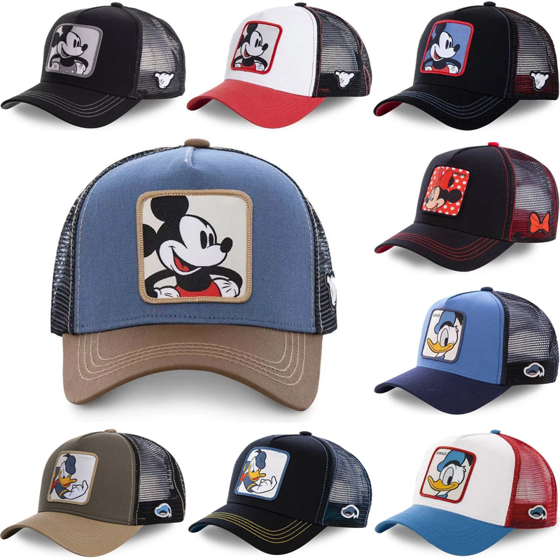 Street Fashion Hats - Gorra Trucker Kawaii de Mickey con