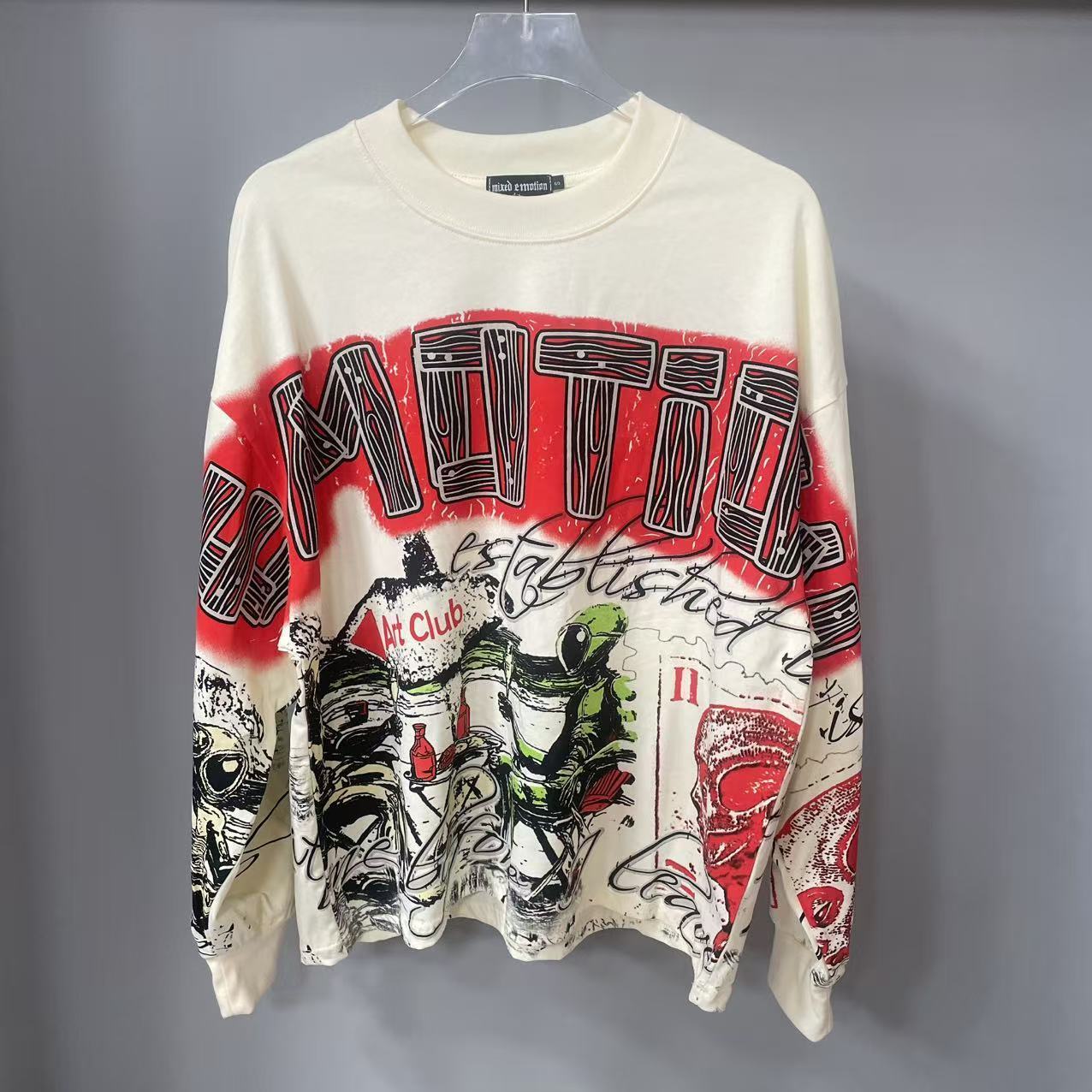 Street Fashion Designer - Camiseta de manga larga MIXED-EMOTION de