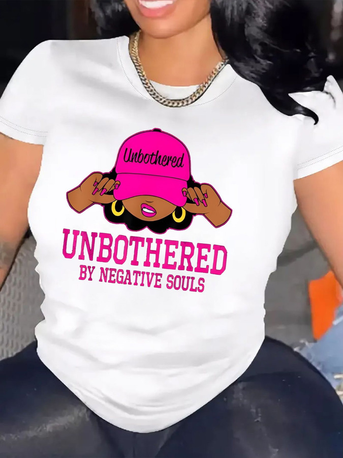 Street Fashion Trend 2025 - Camiseta para mujer, cómoda, con cuello