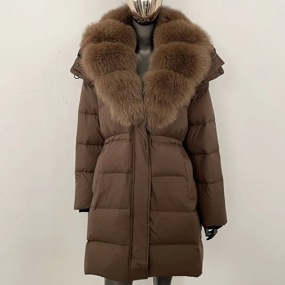 Street Fashion Official - Chaqueta de piel auténtica a la