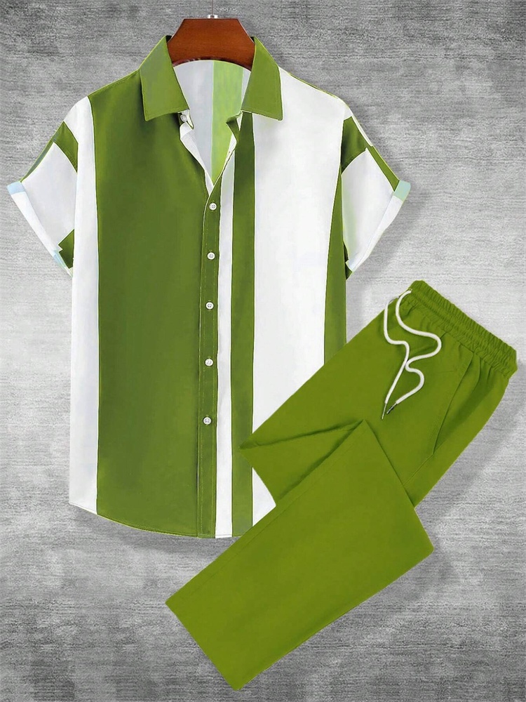 Street Fashion Trend 2025 - Conjunto de camisa de Otoño de