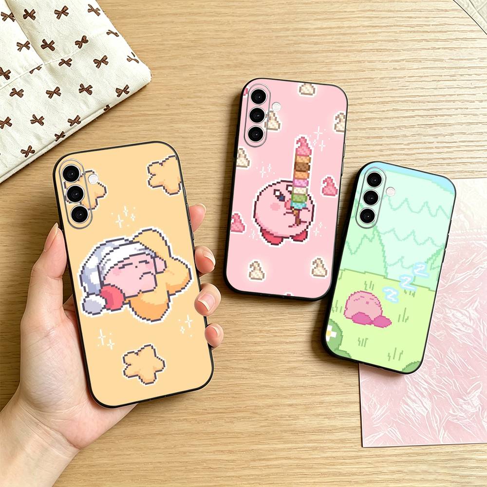 Street Fashion Official - Funda de teléfono Cartoon Pink Pixel