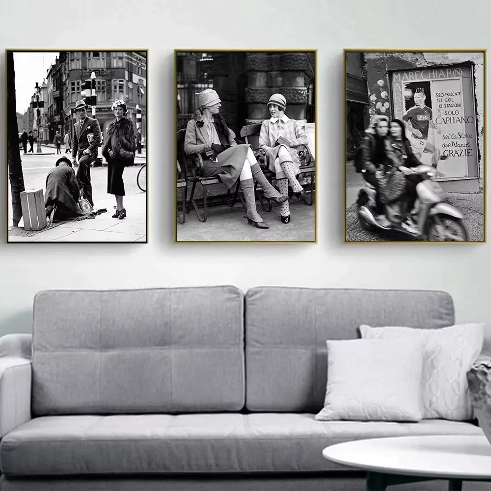 Street Fashion Poster - Póster de pared con estampado de
