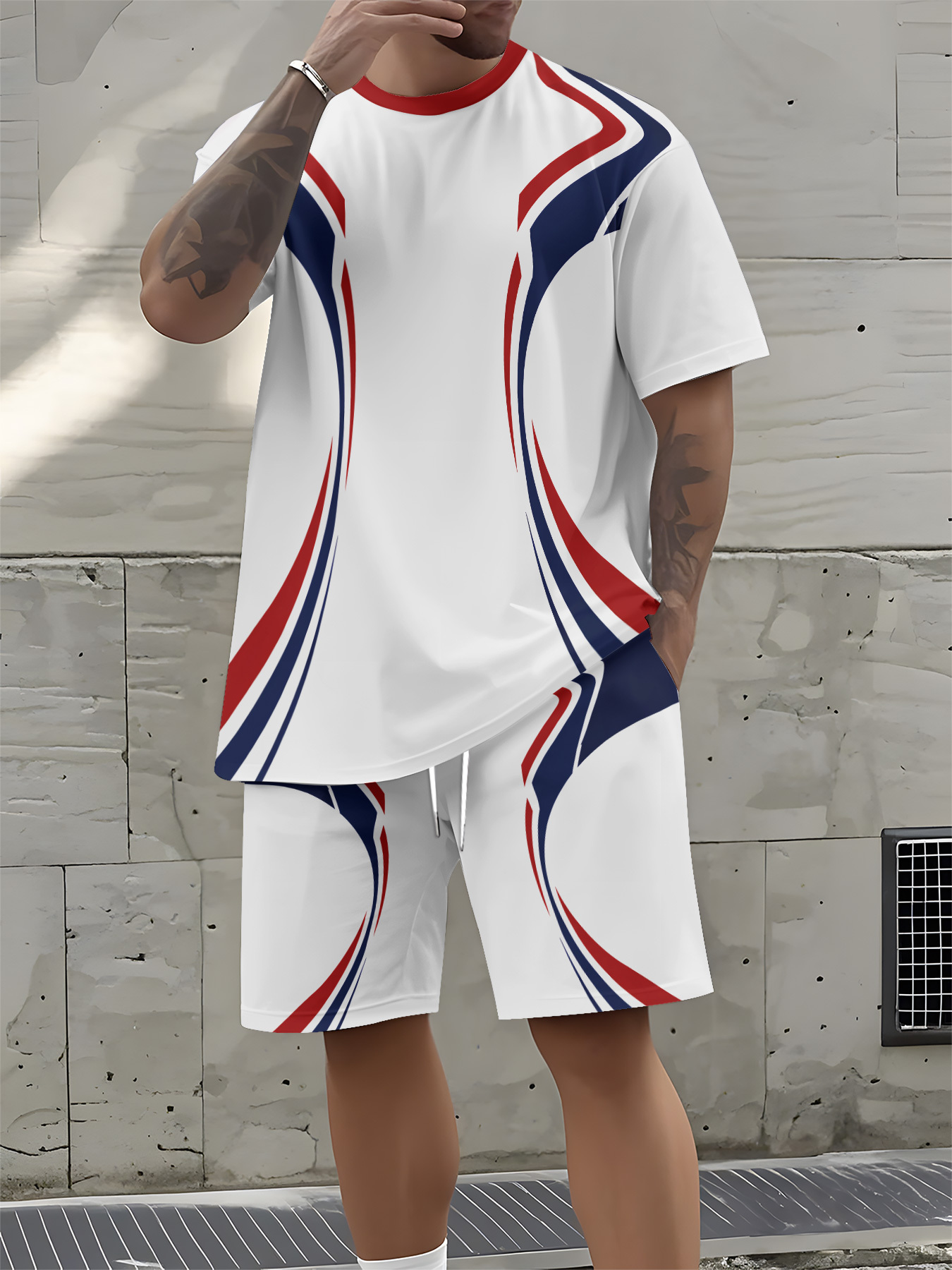 Street Fashion Designer - Conjunto de Verano 2026 para Hombre,