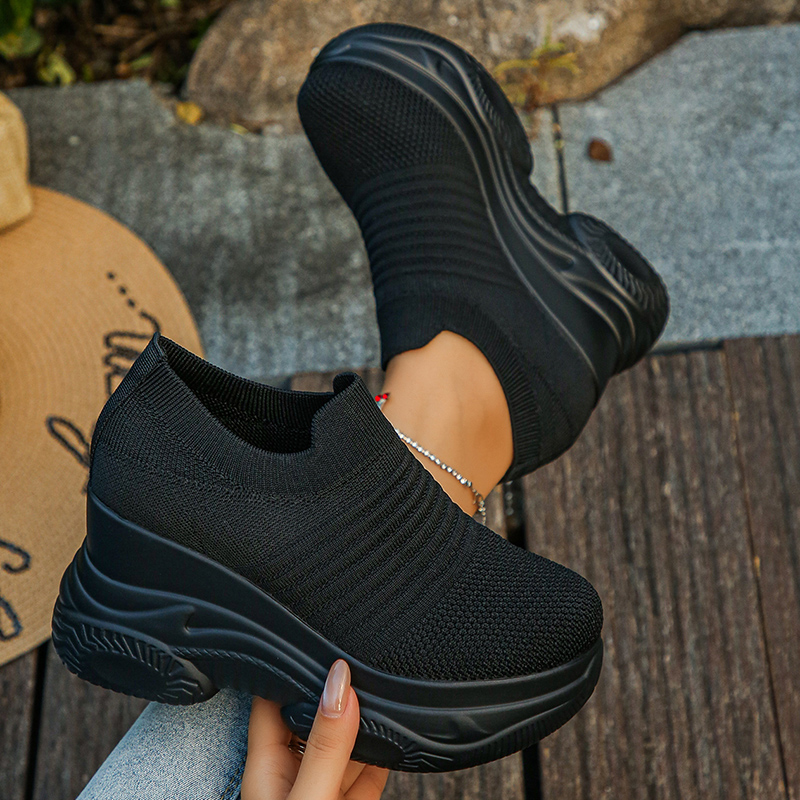 Zapatillas gruesas blancas de  - Chunky Sneaker Platform reseña y precio