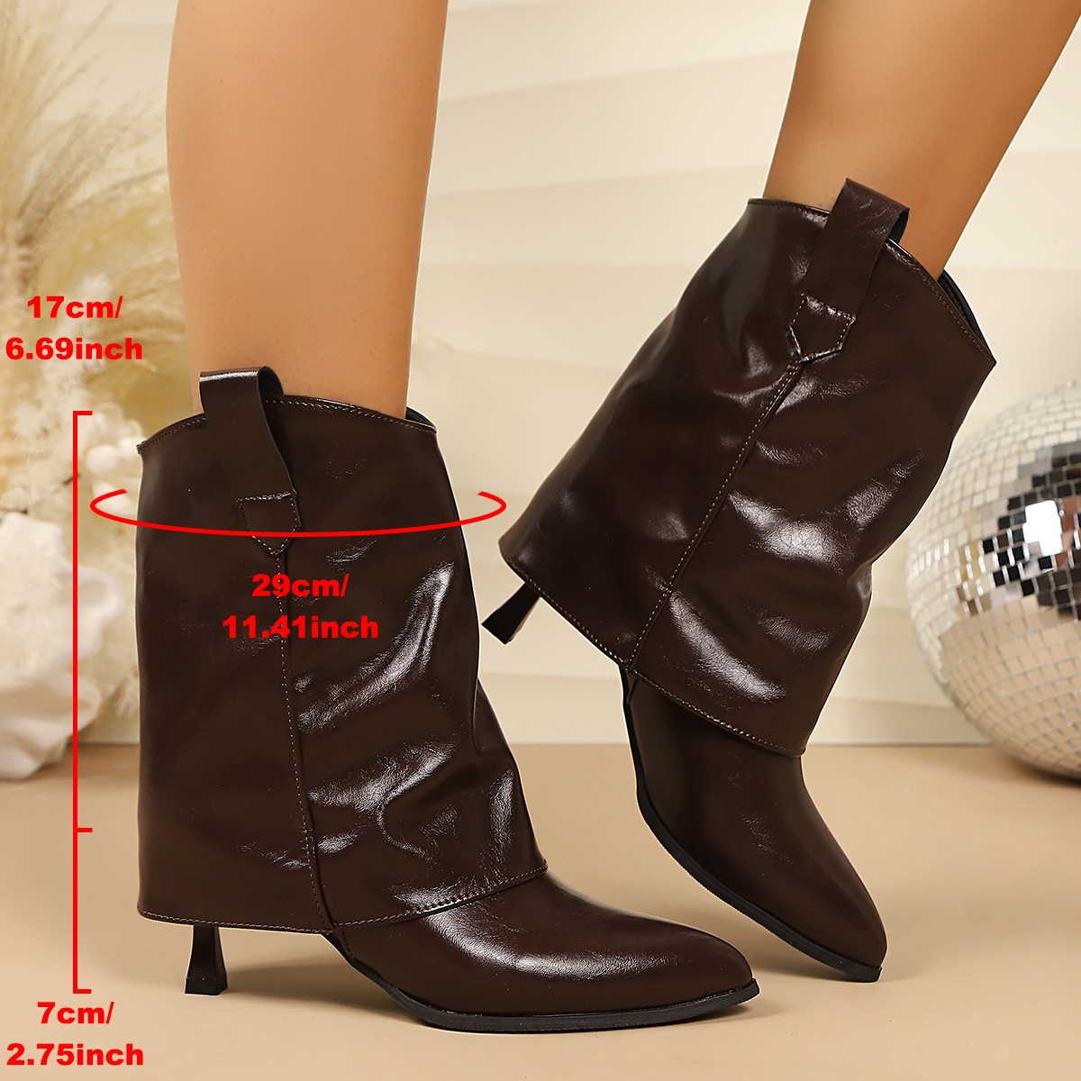 Botines Cortos de Tacón Alto c - French Street Fashion reseña y precio