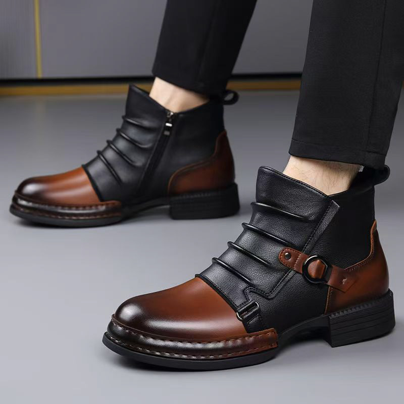 Botas de tobillo retro de otoñ - Street Fashion Designer reseña y precio