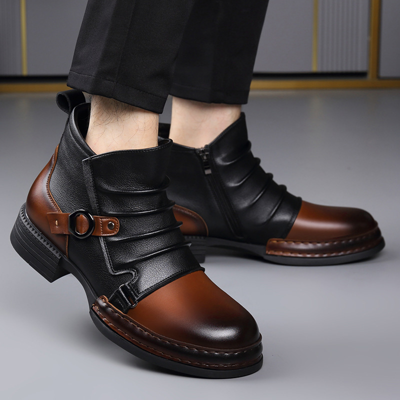 Botas de tobillo retro de otoñ - Street Fashion Designer reseña y precio