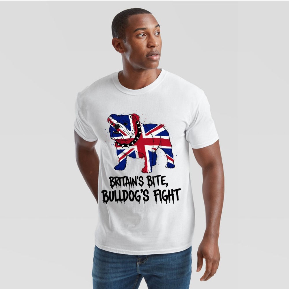 Camiseta Union Jack Bulldog, c - Street Fashion Uk reseña y precio