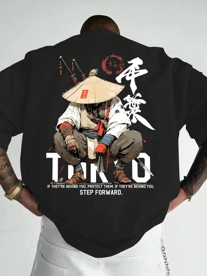 Camiseta de Anime Samurai Toky - Street Fashion Tokyo reseña y precio