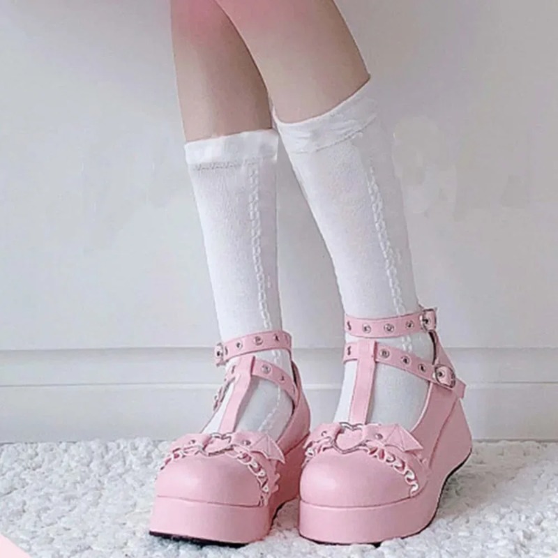 Nuevos Zapatos Mary Janes con  - Chunky Sneaker Platform reseña y precio