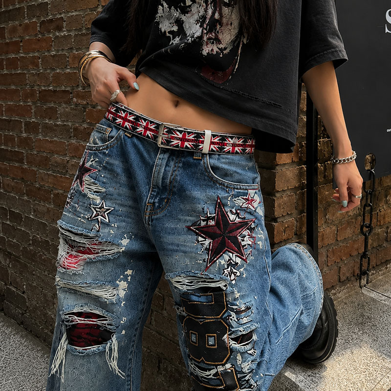 Cinturón con Estampado de la B - Street Fashion Uk reseña y precio