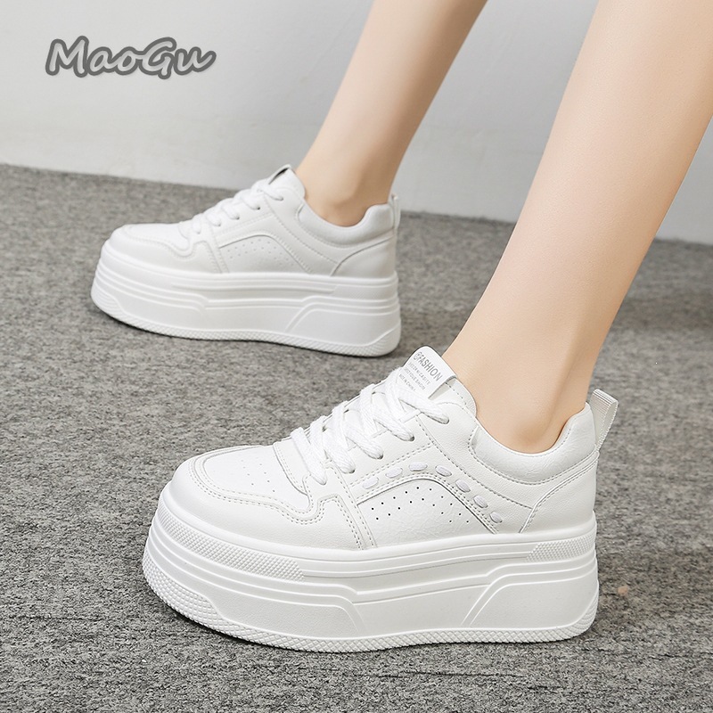 Zapatillas Blancas con Platafo - Chunky Sneaker Platform reseña y precio