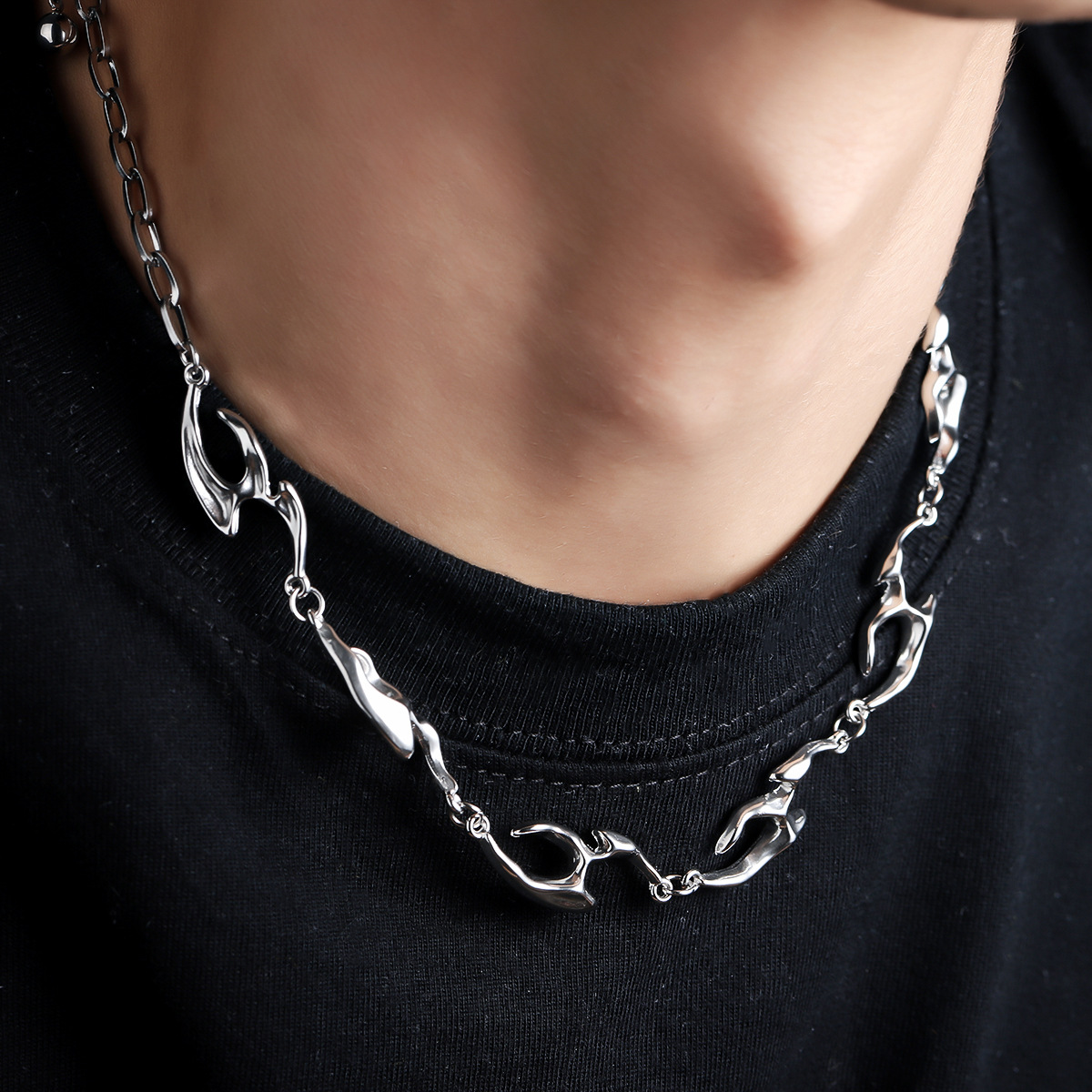Collar de Metal de forma Irreg - Street Fashion Trend 2025 reseña y precio