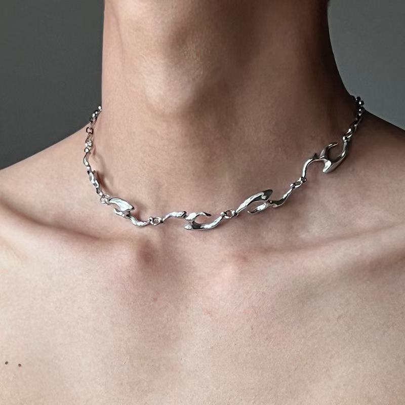 Collar de Metal de forma Irreg - Street Fashion Trend 2025 reseña y precio