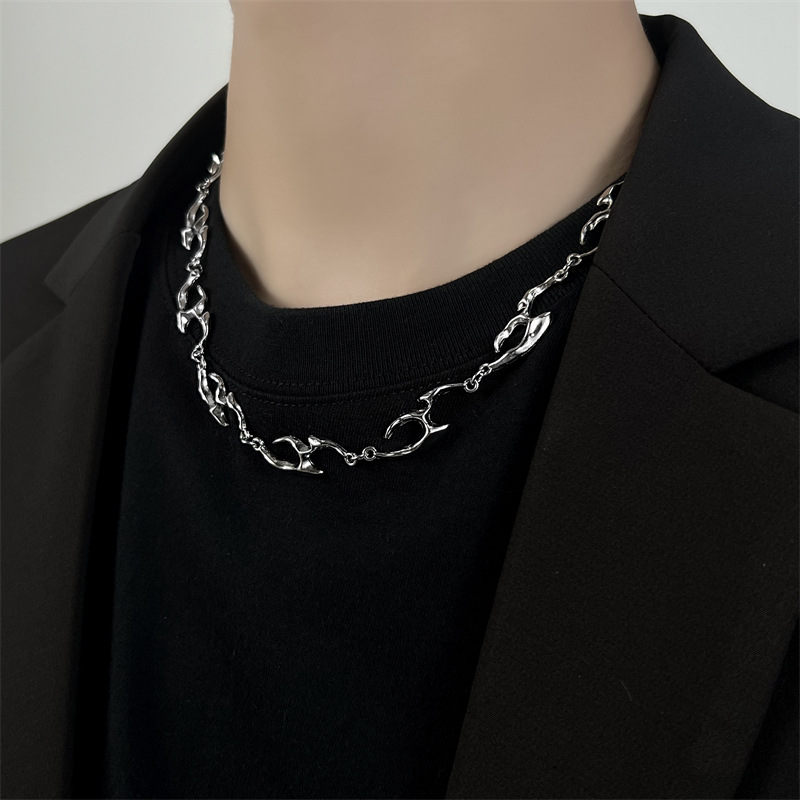 Collar de Metal de forma Irreg - Street Fashion Trend 2025 reseña y precio