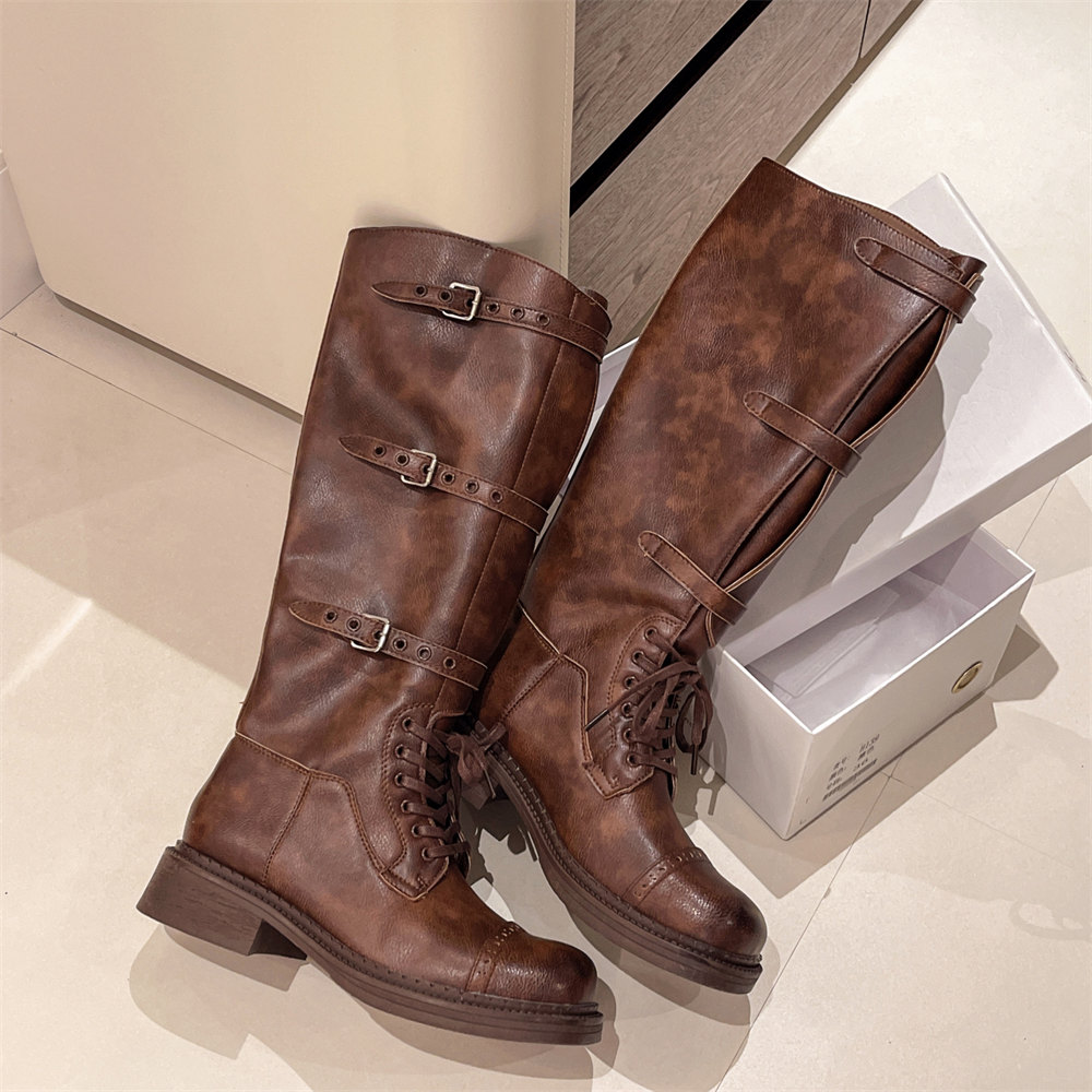 Botas hasta la rodilla para Mu - Street Fashion Designer reseña y precio