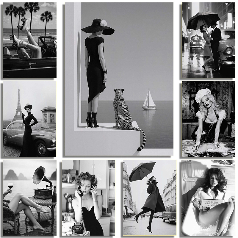 Póster artístico de modelo de  - Street Fashion Poster reseña y precio
