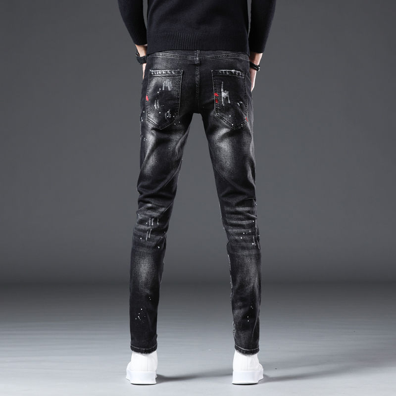 Nueva llegada primavera otoño  - Distressed Jean Rip reseña y precio