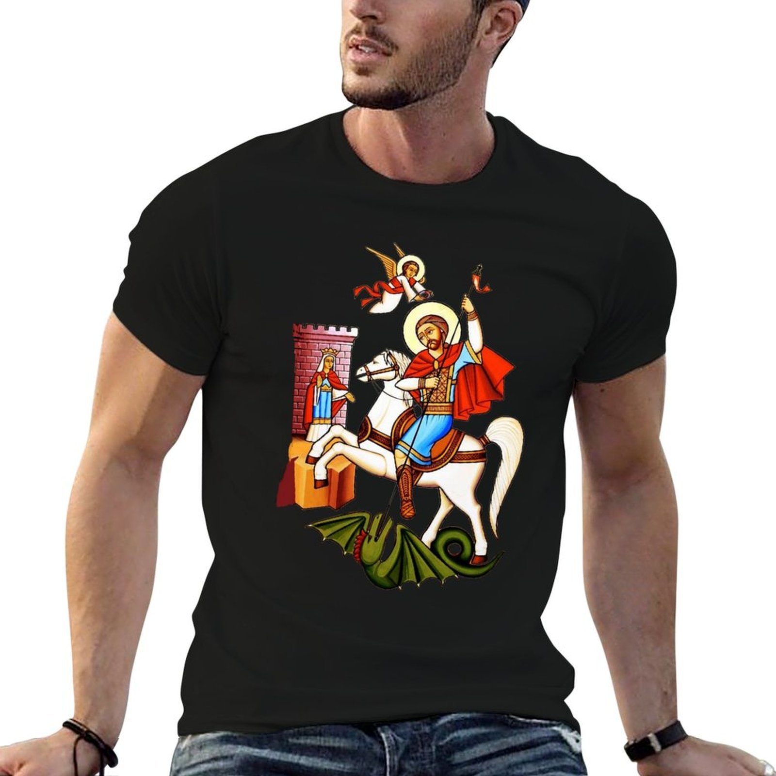 Arte coptico, San Jorge el már - Street Fashion Egypt reseña y precio