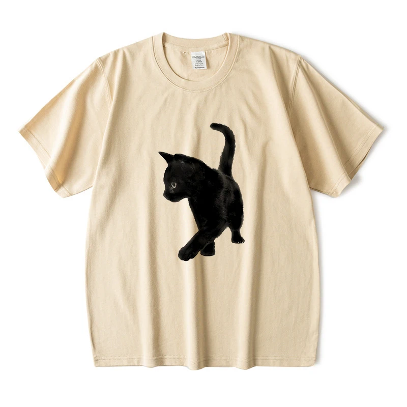 Camiseta de manga corta con es - Street Fashion Couple reseña y precio