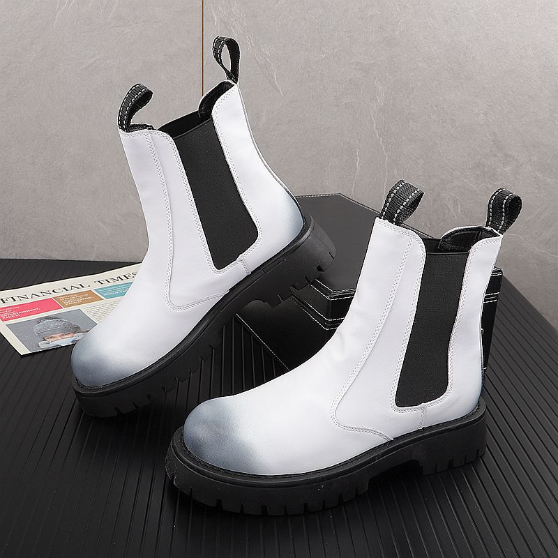 Botas de cuero genuino de lujo - Street Fashion Designer reseña y precio