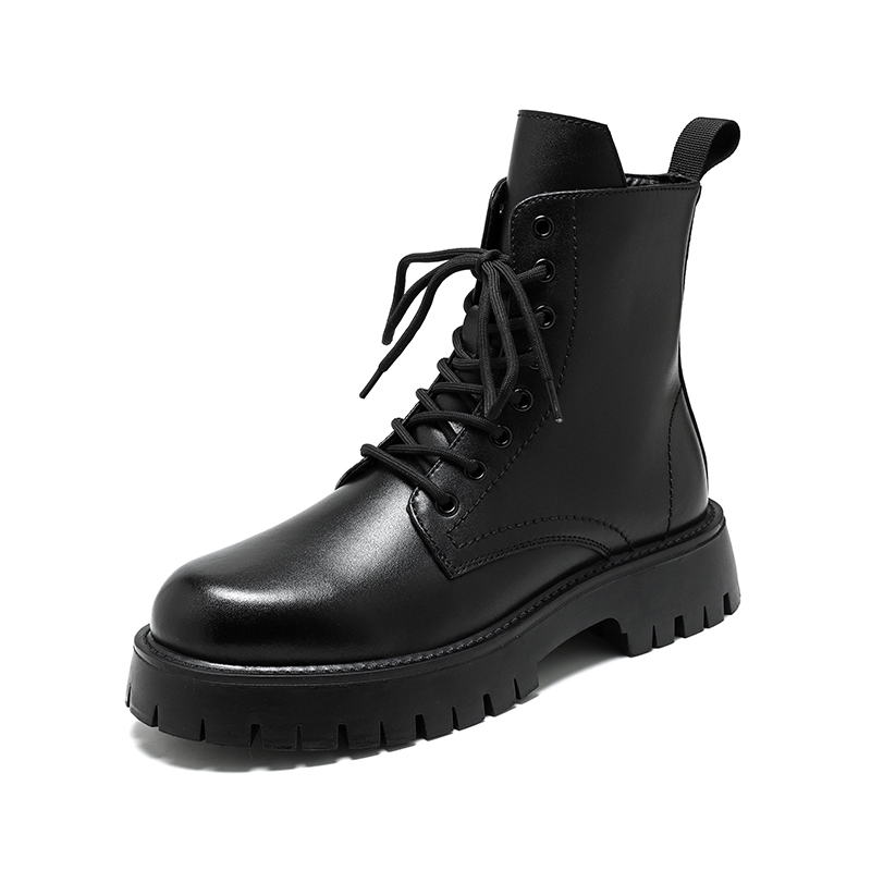 Botas de cuero genuino de lujo - Street Fashion Designer reseña y precio