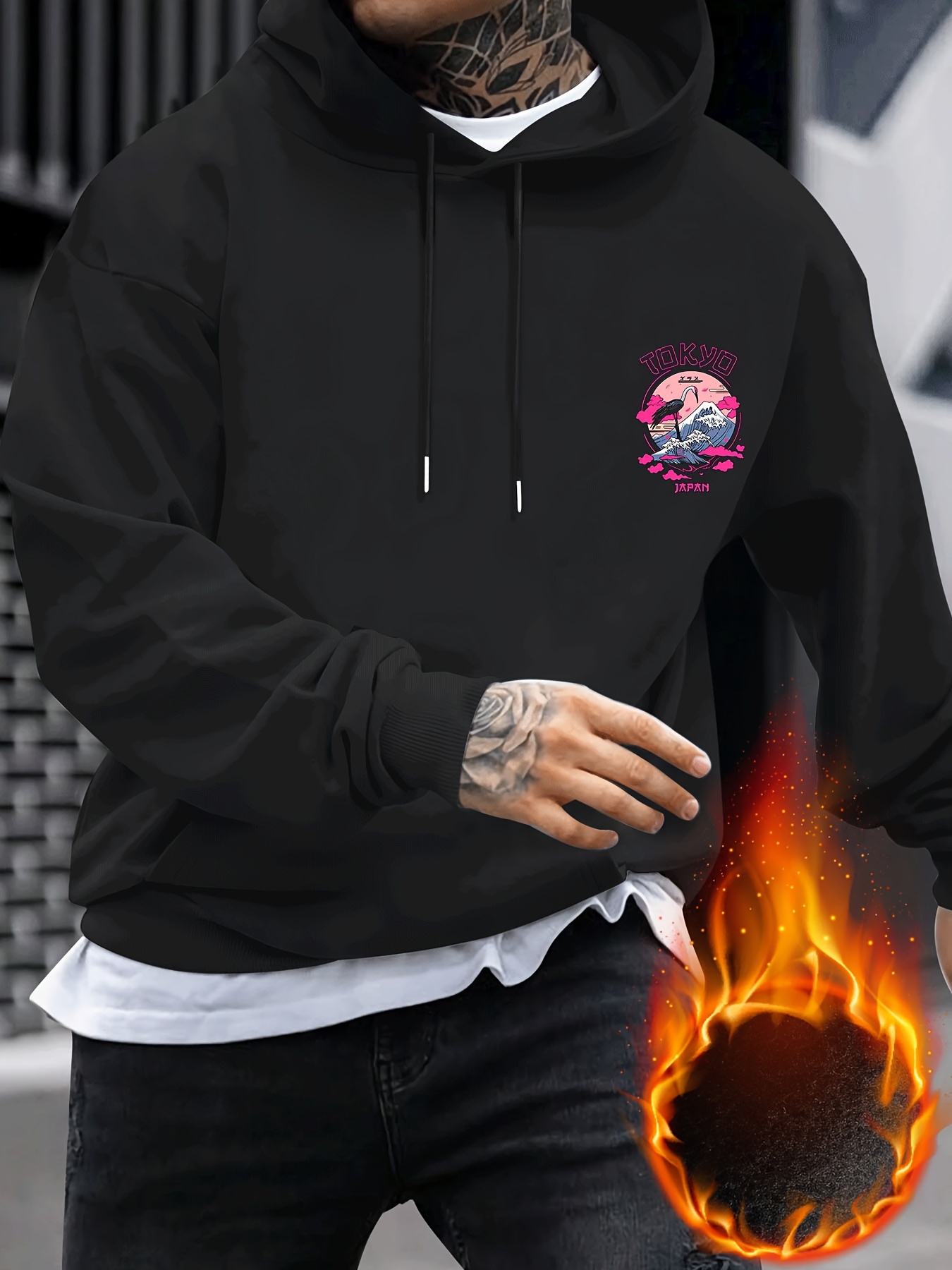 Sudadera con Capucha para Homb - Street Fashion Tokyo reseña y precio