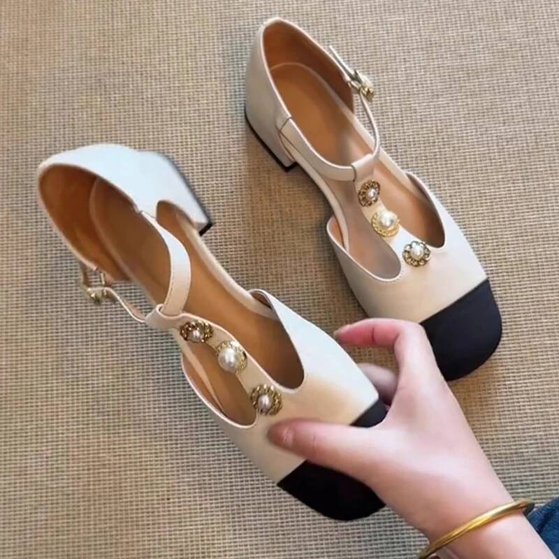 Sandalias De tacón con punta c - Street Fashion Designer reseña y precio