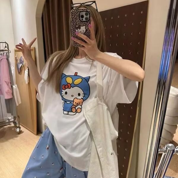 Camiseta de manga corta con es - Street Fashion Designer reseña y precio