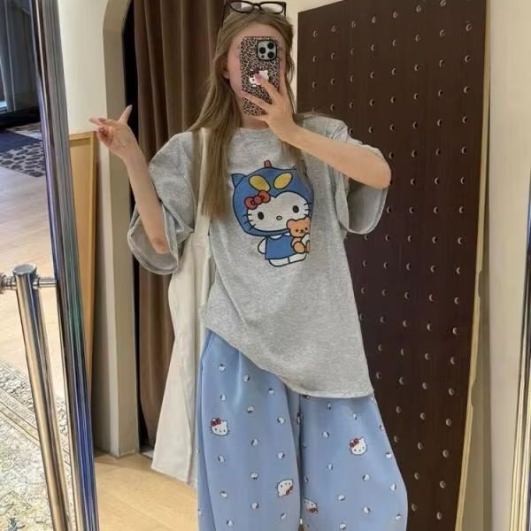 Camiseta de manga corta con es - Street Fashion Designer reseña y precio