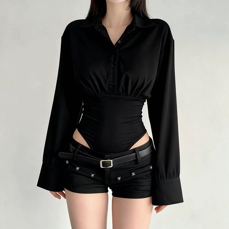 Body sexy de patchwork para mu - Street Fashion American reseña y precio