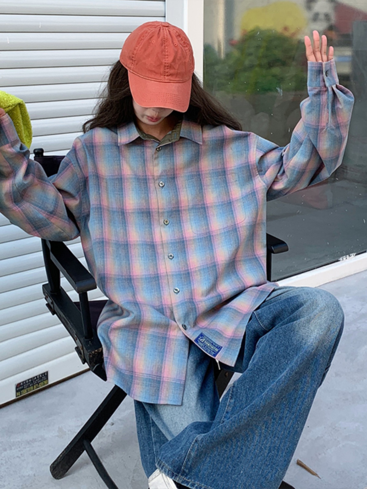 Camisa de manga larga a cuadro - Street Fashion Co reseña y precio