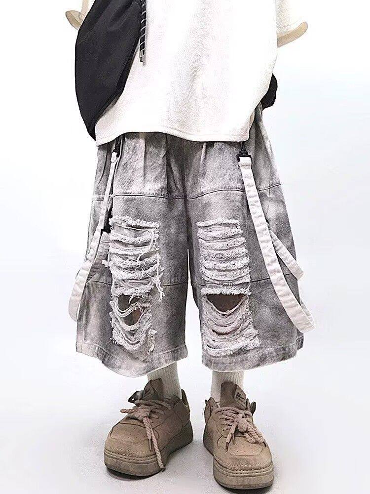 Pantalones Cortos Retro Hip-ho - Street Fashion American reseña y precio