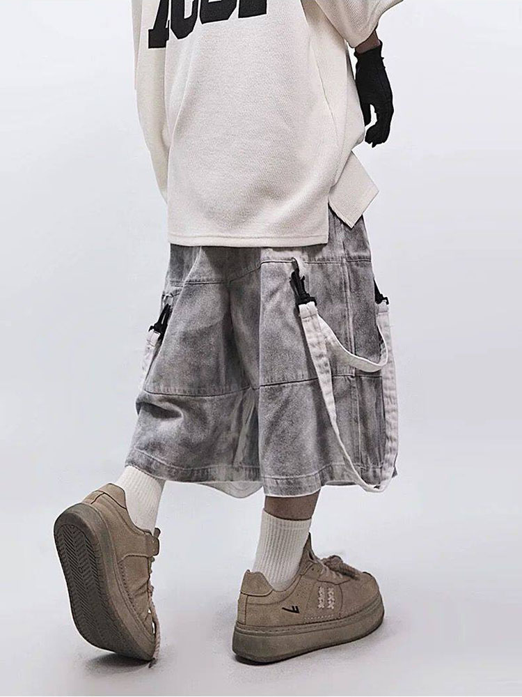 Pantalones Cortos Retro Hip-ho - Street Fashion American reseña y precio