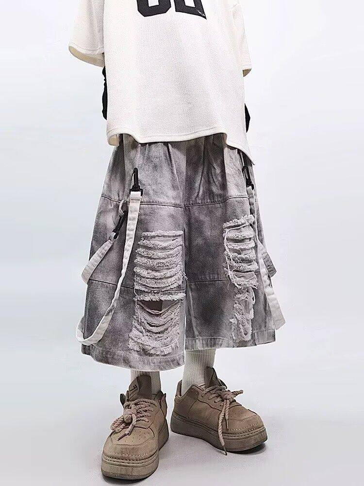 Pantalones Cortos Retro Hip-ho - Street Fashion American reseña y precio