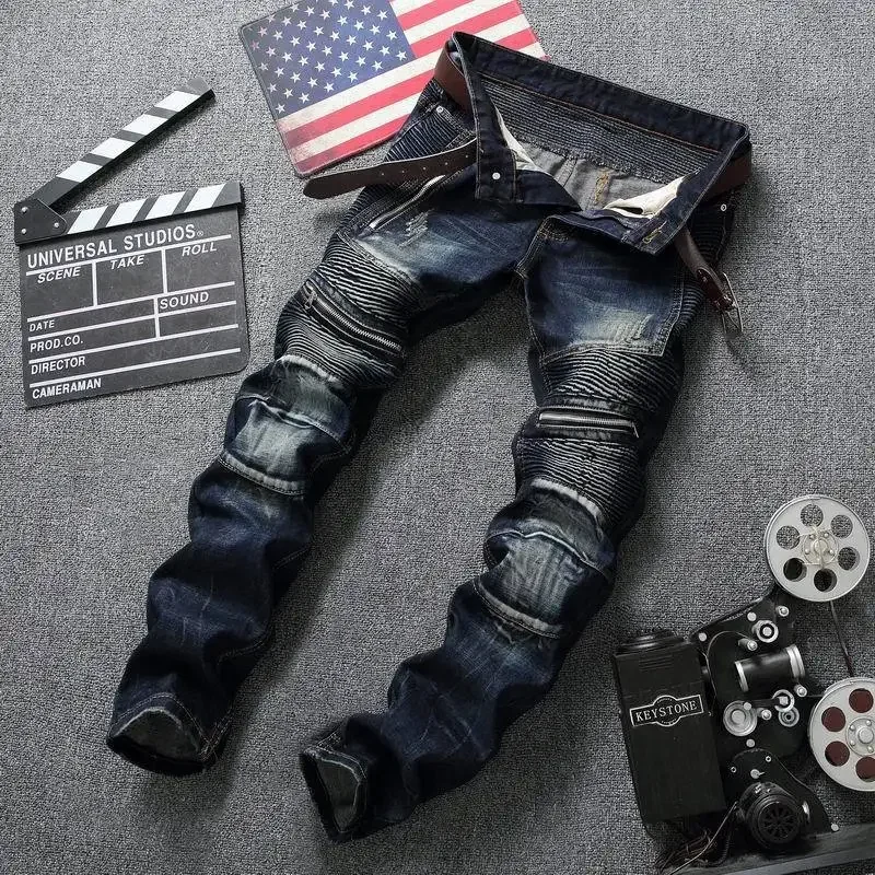 Pantalones vaqueros ajustados  - Distressed Jean Rip reseña y precio