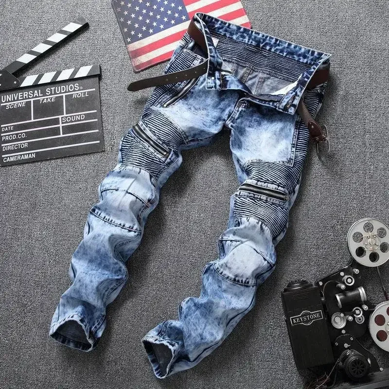 Pantalones vaqueros ajustados  - Distressed Jean Rip reseña y precio