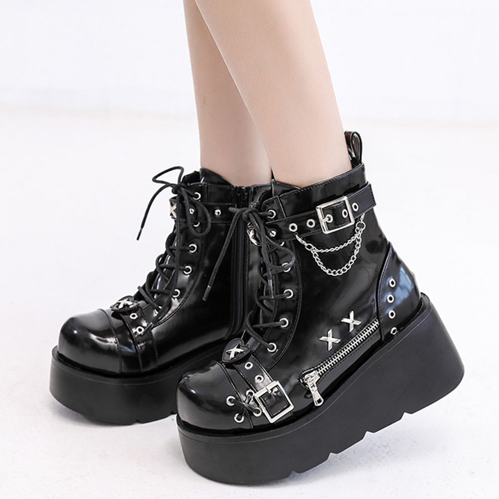 Nuevos botines góticos con pla - Street Fashion Girls reseña y precio