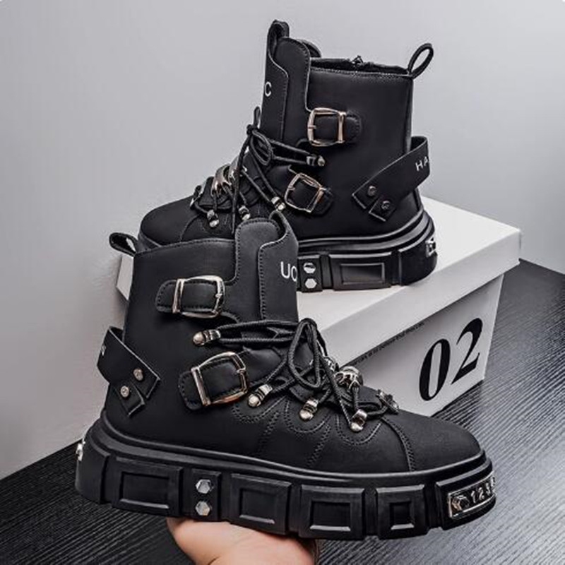 Zapatillas de moda negras con  - Street Fashion Designer reseña y precio