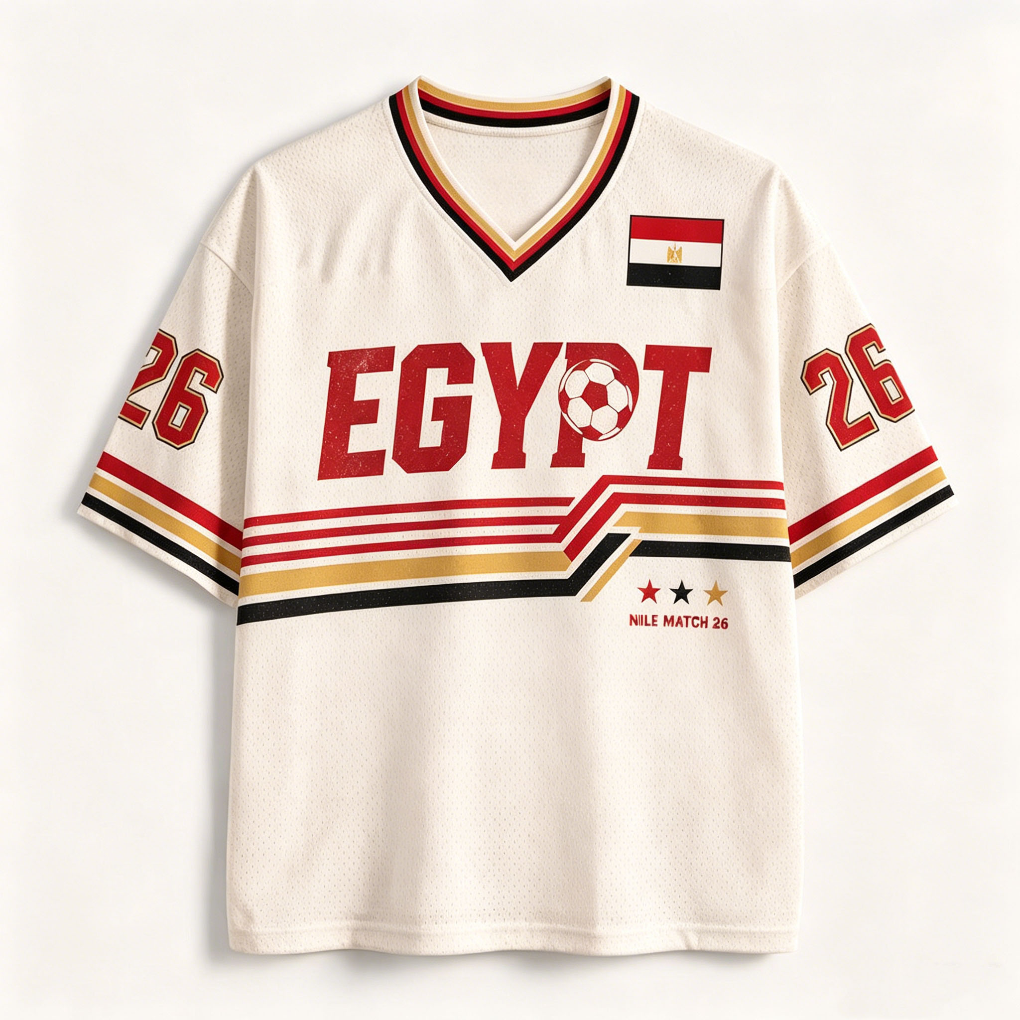 Camiseta de Fútbol Retro de Eg - Street Fashion Egypt reseña y precio