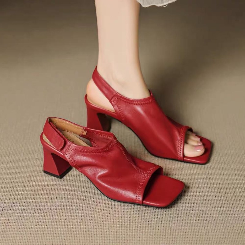 Sandalias Romanas de Tacón Alt - French Street Fashion reseña y precio